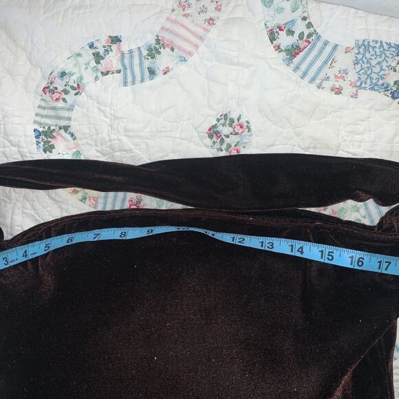90s/Y2K LARGE VELVET BAG PURSE NEVER USED! - Picture 5 of 11